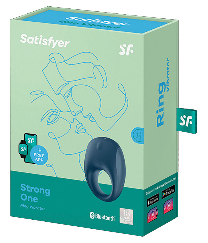 Satisfyer Strong One Ring Vibrator blue
