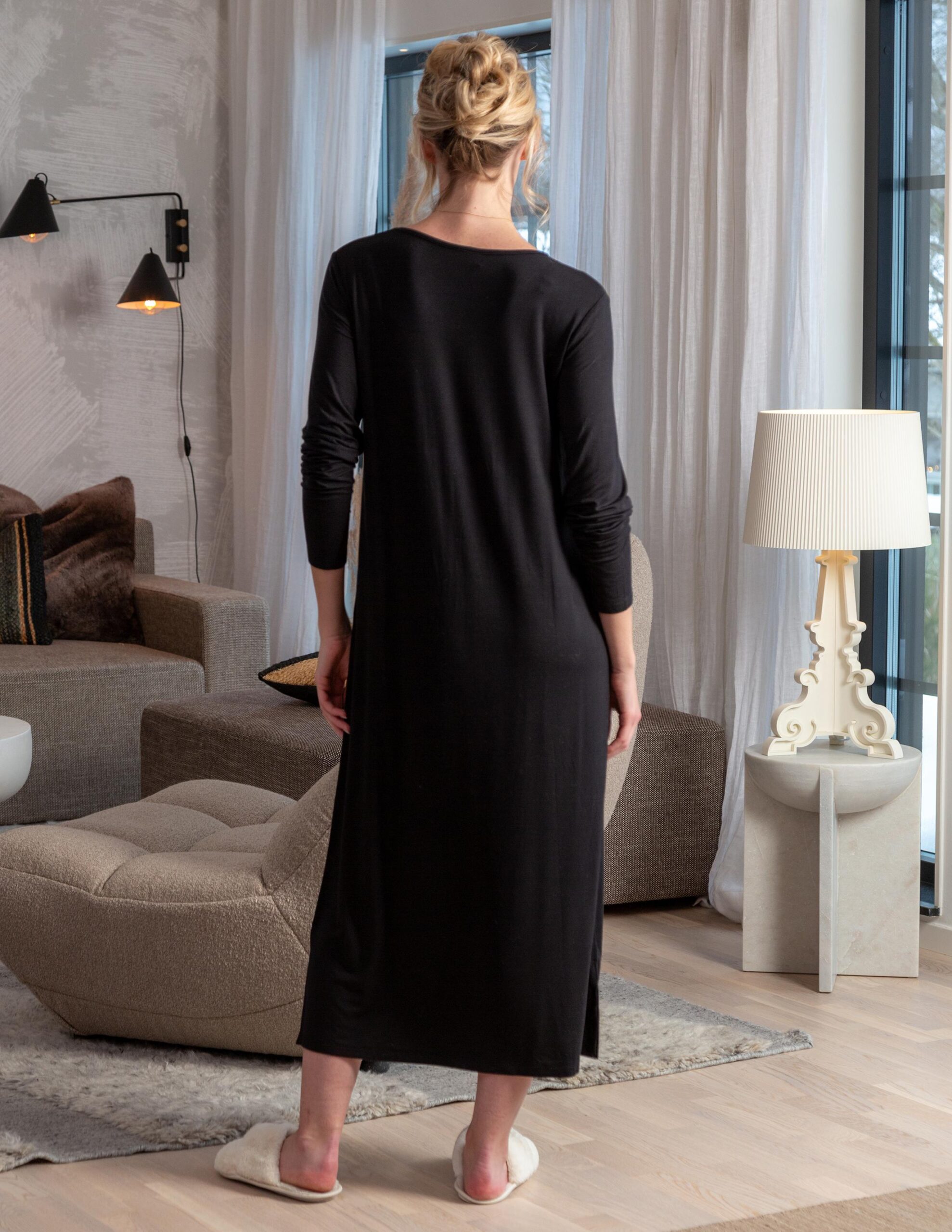 Trofé Nattlinne Viskos Lång ärm - Bild 4