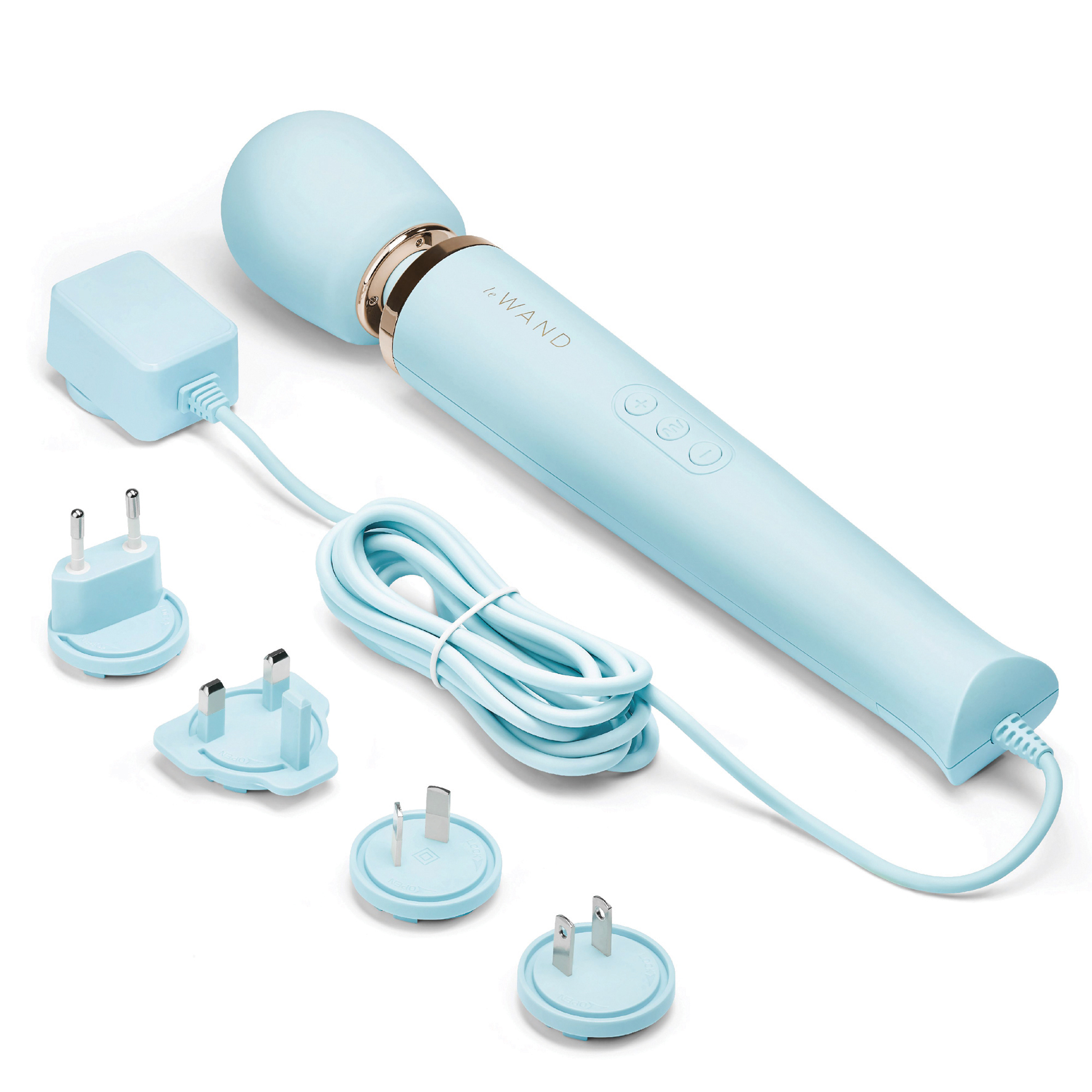 Le Wand Powerful Plug-In Vibrating Massager Sky Blue - Bild 5